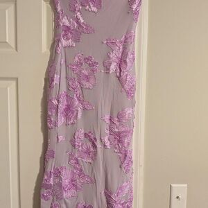 Zesica Women's Purple Floral Dress